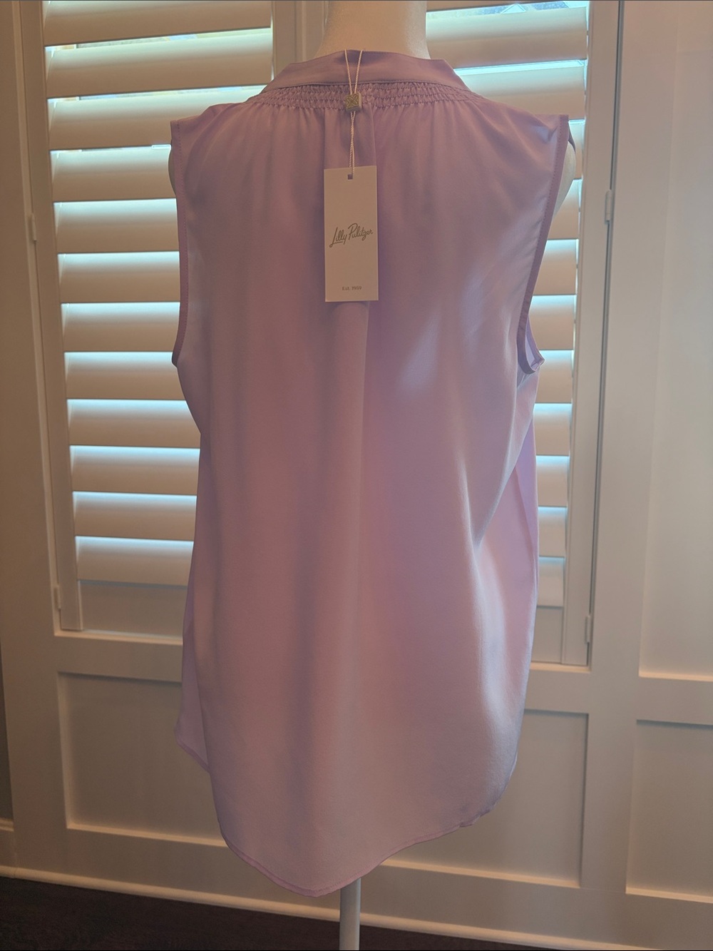 Lilly Pulitzer Sleeveless Elsa Top - Hyacinth - Picture 4 of 6